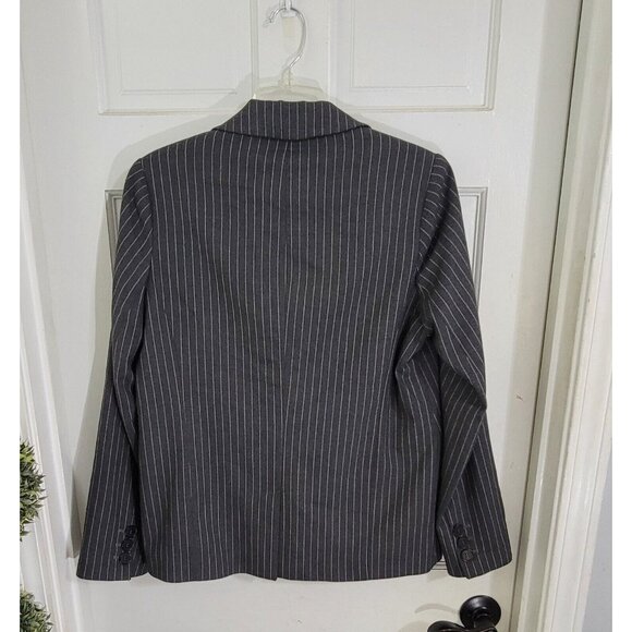 Anine Bing Womens Black Striped Double Breasted Blazer Long Sleeve Size S‎ - Picture 6 of 9